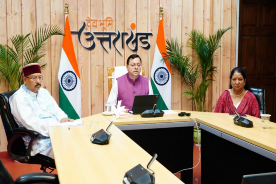 Uttarakhand CM Dhami chairs review meeting regarding Swadeshi Awareness Campaign