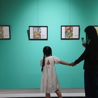 CHINA-JIANGSU-LIANYUNGANG-YOUTH-PAINTING EXHIBITION (CN)