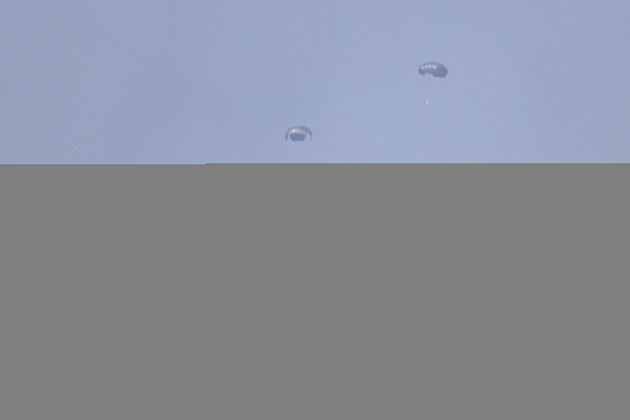 MIDEAST-GAZA-AIRDROP-AID PACKAGES