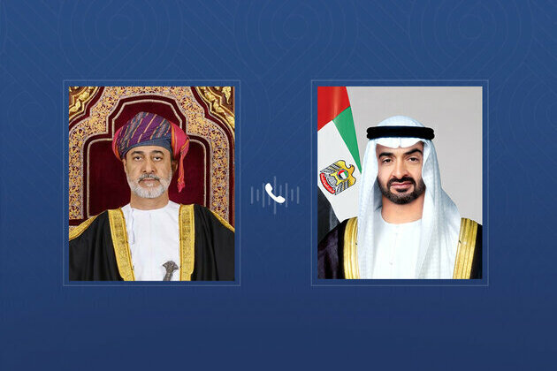 UAE President, Sultan of Oman discuss bilateral ties, regional developments in phone call