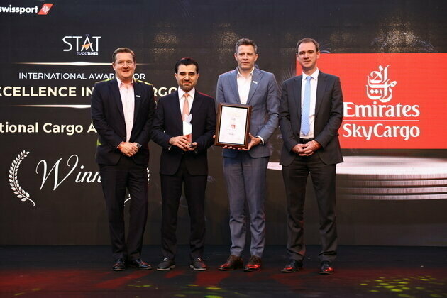 Emirates SkyCargo crowned International Airline of Year at STAT Times International Awards