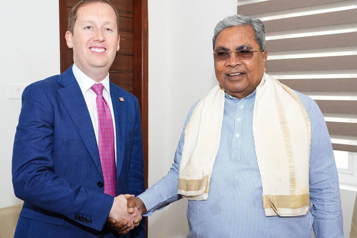 US Ambassador Gor meets Karnataka CM Siddaramaiah; holds discussions on matters of mutual interest