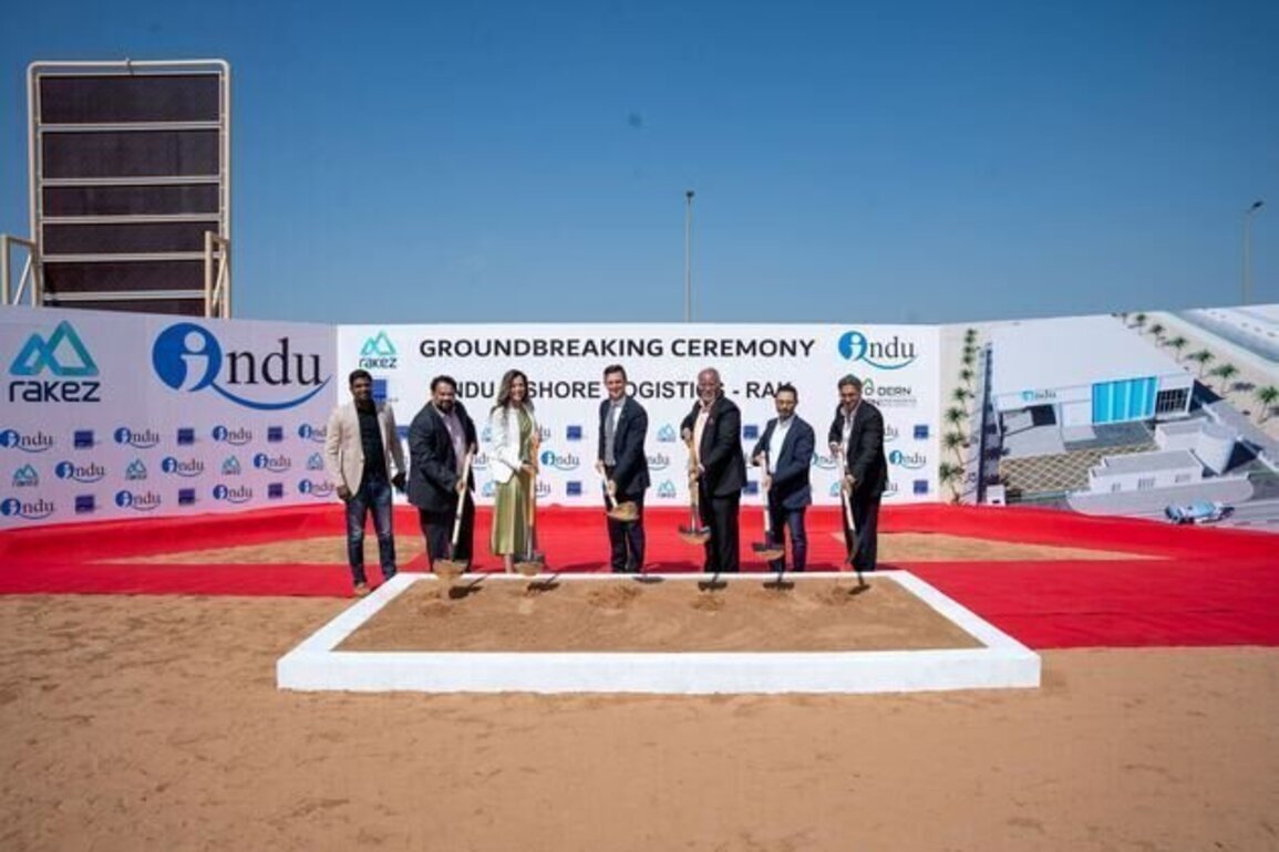RAKEZ marks groundbreaking of Indu's logistics facility in Al Hamra Industrial Zone