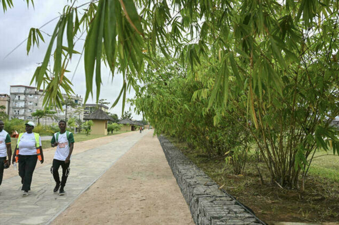 The Bright Side: Abidjan landfill transformed into city parkland