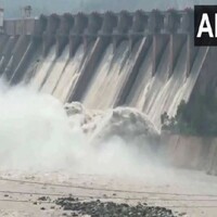 J-K: Salal dam gates opened amid rising Chenab water levels after heavy rainfall