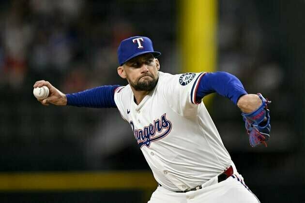 Rangers' Nathan Eovaldi continues comeback against Angels
