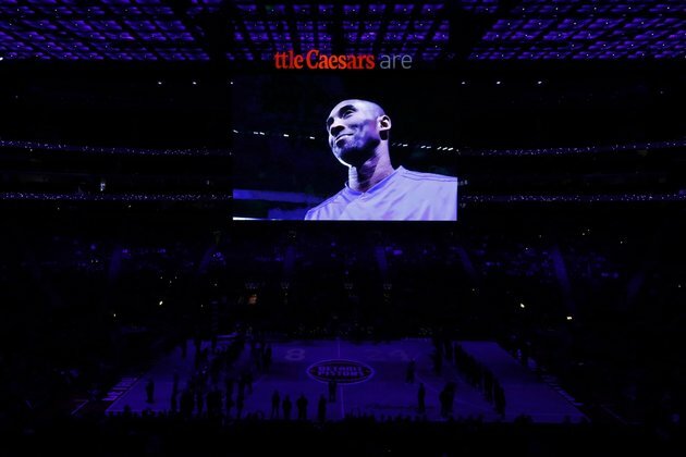 Pistons honor Bryant before game with custom jerseys