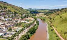  The rebuilt town of Barra Longa by the River Doce