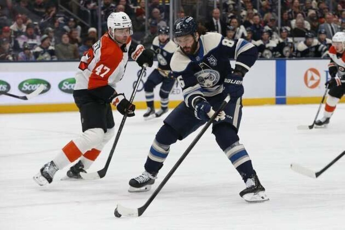 Sean Monahan nets late winner as Blue Jackets beat Flyers