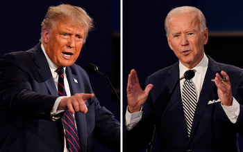 Donald Trump ne Biden bavumaganidde ku ttivvi