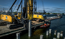  The scope of Aarsleff’s works at the quayside project at the Port of Świnoujście, Poland, included the installation of steel sheet piles and CAZ box piles