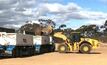 Ore being loaded for haulage from the Widgiemooltha gold project.