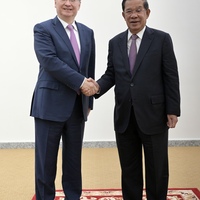CAMBODIA-PHNOM PENH-CHINA-YIN LI-CAMBODIAN SENATE PRESIDENT-MEETING