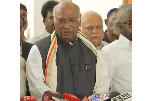 "Confident everyone will remain united": Congress President Mallikarjun Kharge files Rajya Sabha nomination from Karnataka