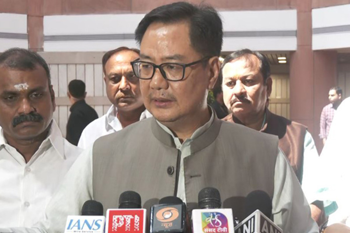 'PM Modi appealed to MPs, especially Oppn, to support CP Radhakrishnan': Kiren Rijiju after NDA's Parliamentary Party meeting