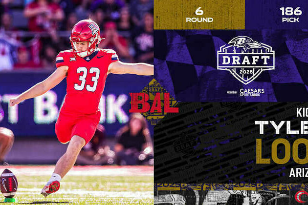 Ravens Draft Kicker Tyler Loop in Sixth Round (No. 186)