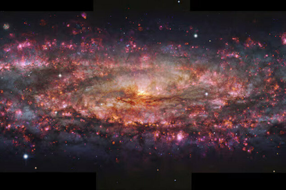 Sculptor galaxy image provides brilliant details that will help astronomers study how stars form