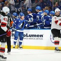 Jake Guentzel's hat trick propels Lightning to win over Devils