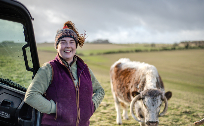 Wiltshire young farmer Elise Sutton said: "As someone who is new to the sector, I am keen to support more new entrants and new ideas are always welcome in our sector." (Joanne Coates)