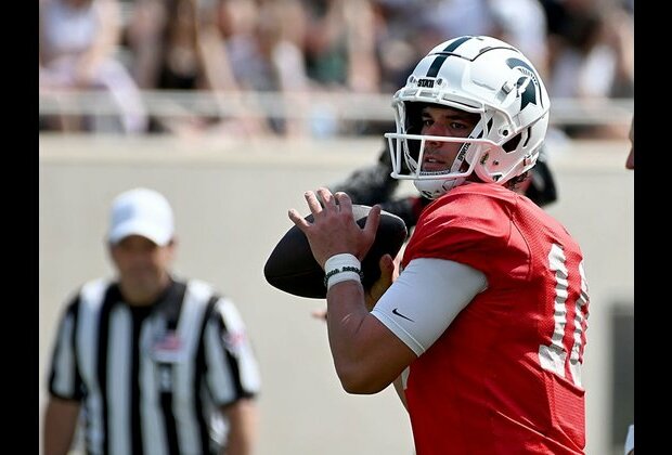 Former Michigan State QB Payton Thorne transfers to Auburn