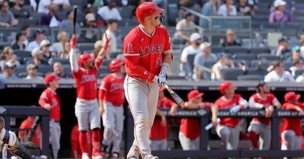 Mike Trout hits 5th HR of series as Angels roll past Yankees