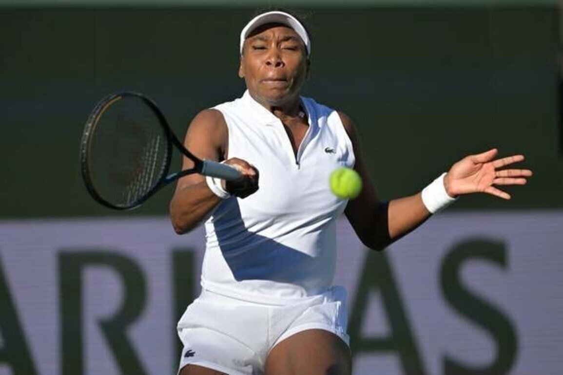 Venus Williams, 45, loses to qualifier in first round at Indian Wells