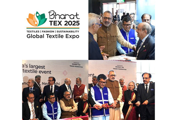 Bharat Tex 2025 kicks off at Bharat Mandapam, ministers Giriraj Singh, Pabitra Margherita participate