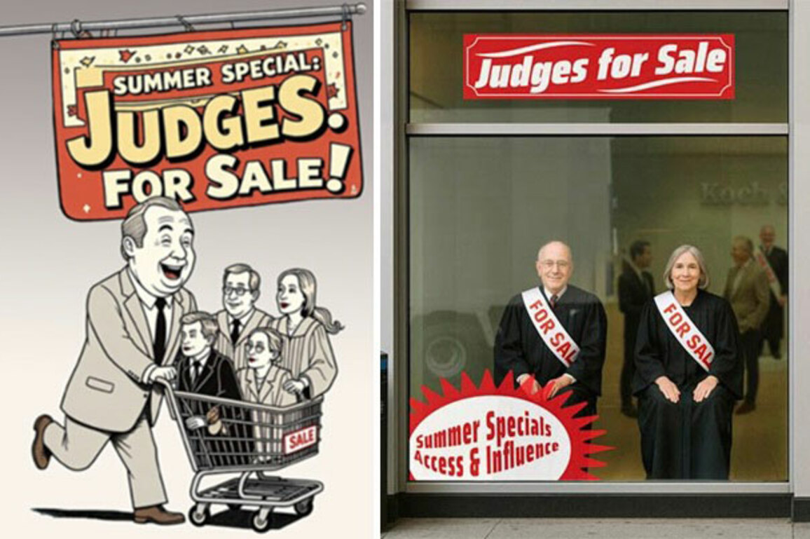 EvilPAC 'Celebrates' Billionaires Gaming Political System, Buying Judges