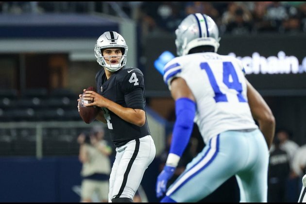 Raiders reportedly to start rookie QB Aidan O'Connell vs. Chargers