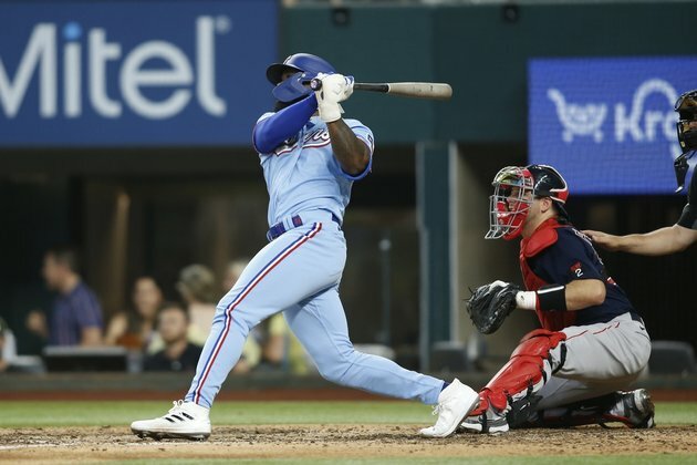 Rangers look to continue power surge vs. Angels