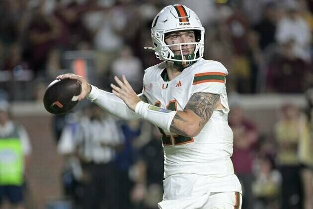 Effective offenses face top defenses as Louisville meets No. 2 Miami
