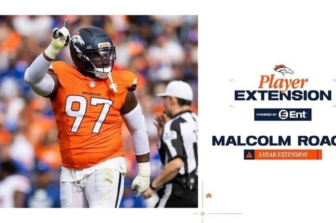 Broncos sign DT Malcolm Roach to 3-year extension
