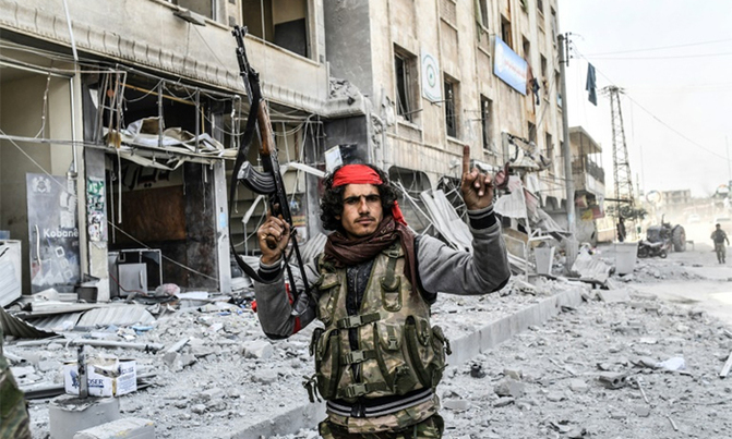 Turkish-led forces oust Kurds from Syria's Afrin Turkish-led forces oust Kurds from Syria's Afrin