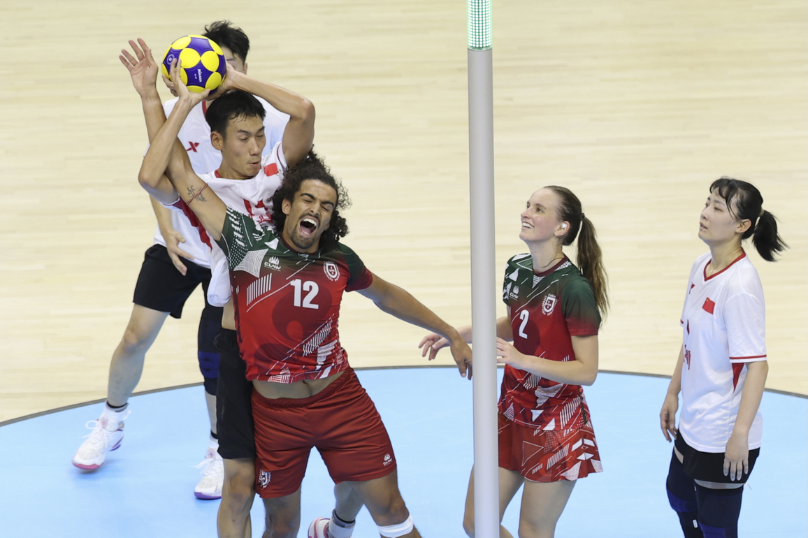 (SP)CHINA-CHENGDU-THE WORLD GAMES 2025-KORFBALL-MIXED TEAM-CHN VS POR (CN)
