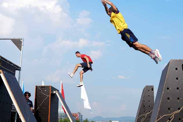 (SP)CHINA-CHENGDU-THE WORLD GAMES 2025-PARKOUR-MEN'S SPEED FINAL (CN)
