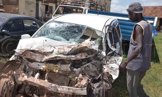 Five injured in accident on Masaka road Five injured in accident on Masaka road