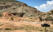  Excavator trenching in the south Contention pit floor at Aztec Minerals’ Tombstone property southeast of Tucson, Arizona