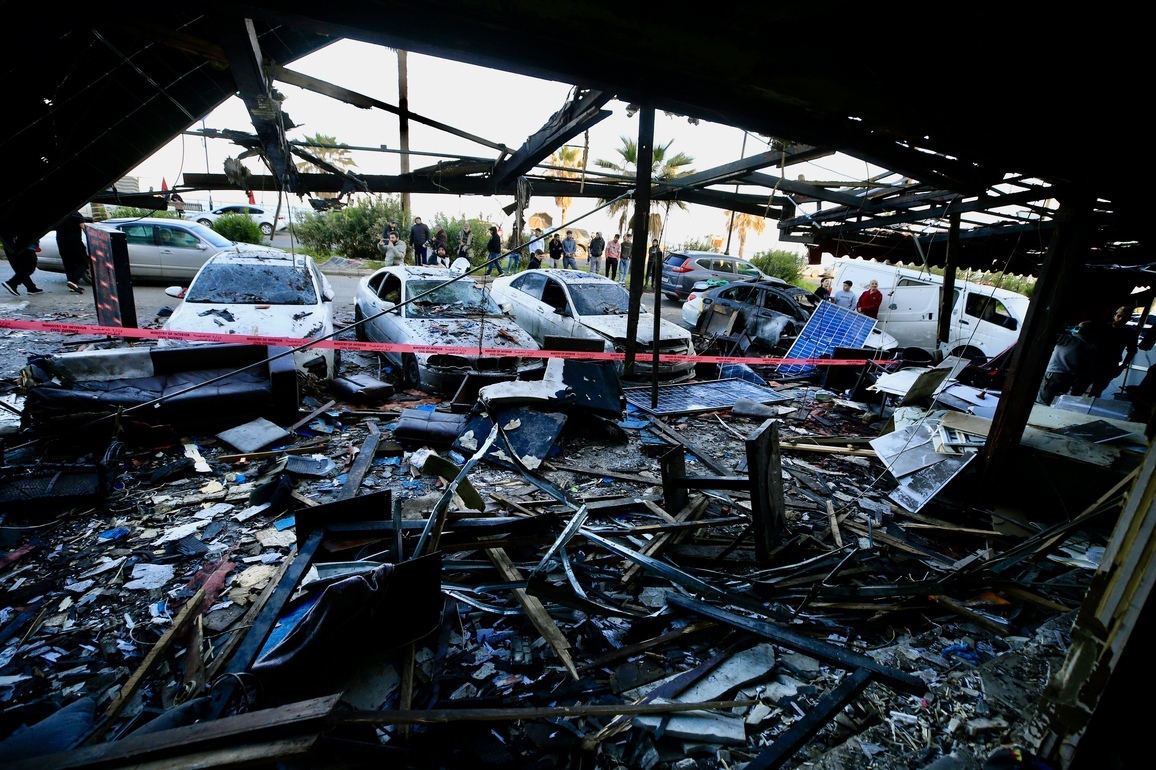 (SpotNews) LEBANON-SIDON-AIRSTRIKE-AFTERMATH