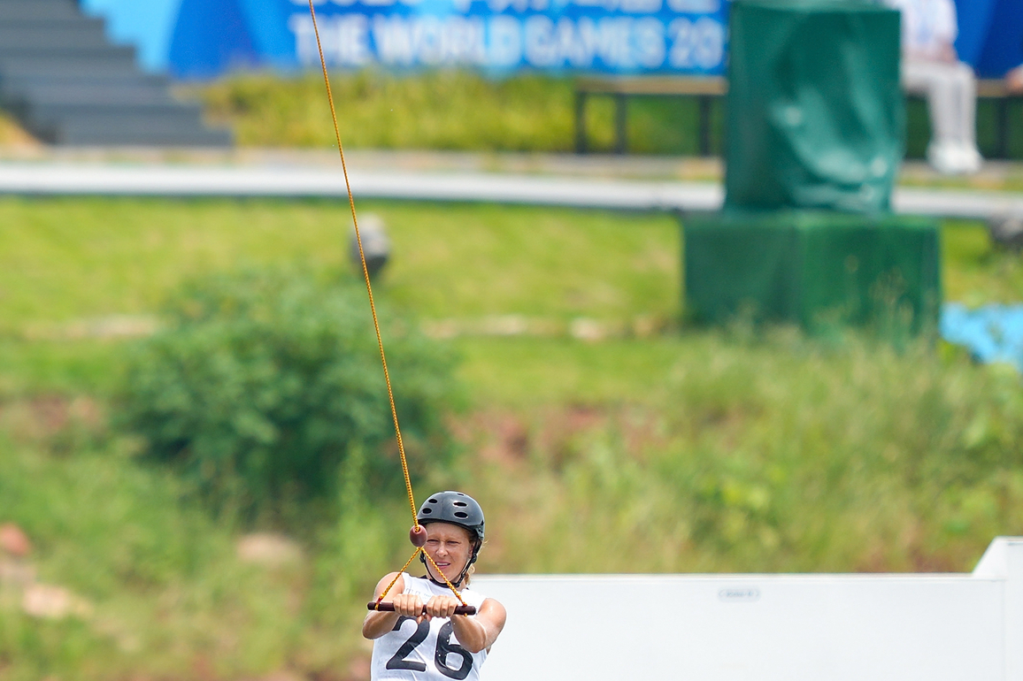 (SP)CHINA-CHENGDU-THE WORLD GAMES 2025-WATERSKI & WATERBOARD-WOMEN'S-CABLE WAKEBOARD-SEMIFINAL (CN)