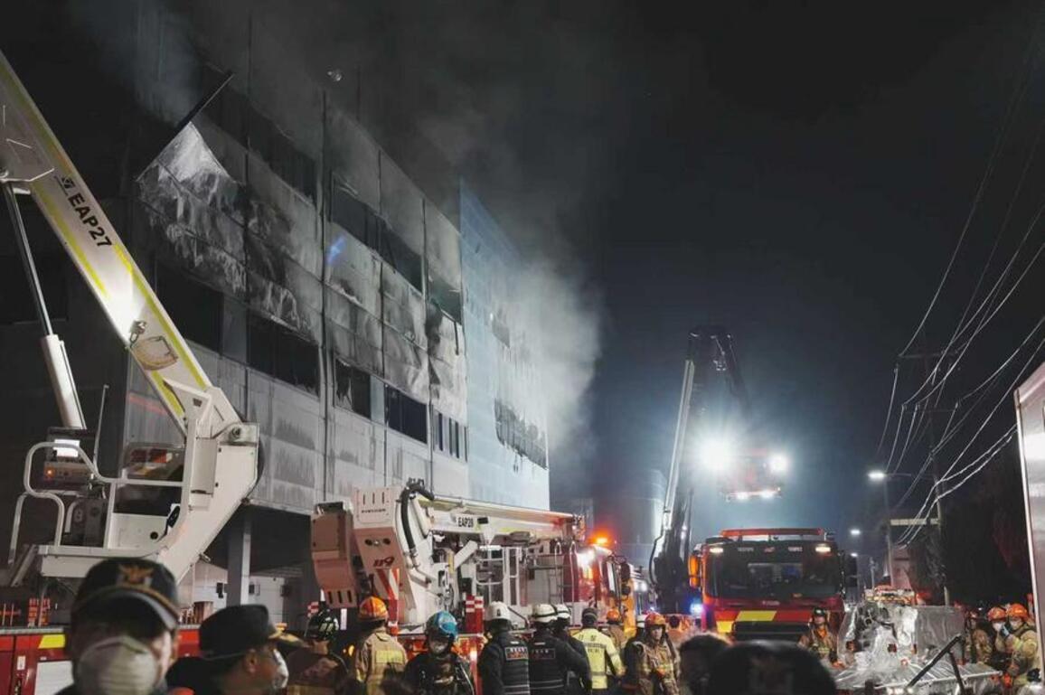 Update: 10 killed, 59 injured in South Korea's auto parts factory fire