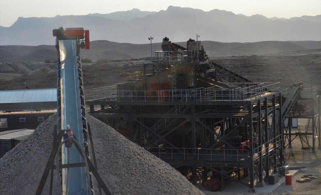 Tin mining at the company's Uis mine