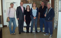 Graham helps Stroke Club member Dawn