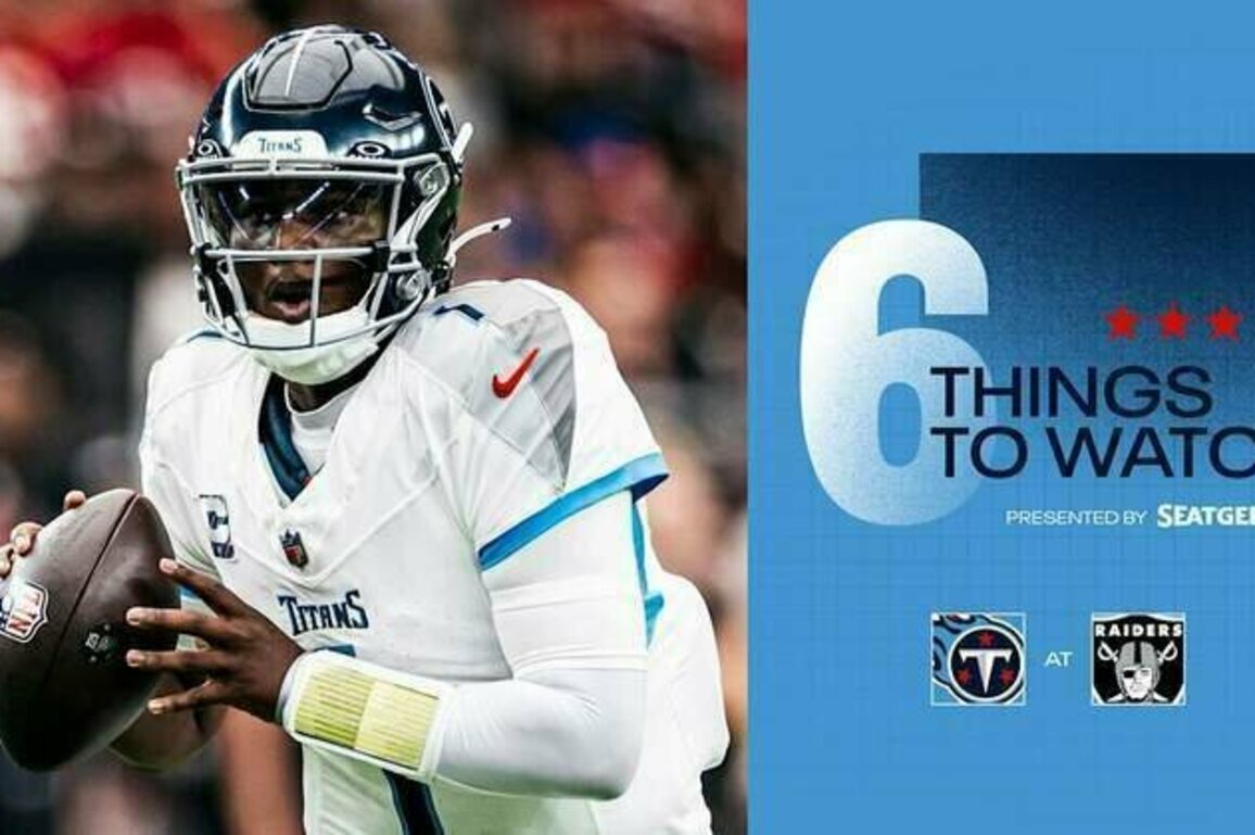Six Things to Watch for the Titans in Sunday's Game at the Raiders