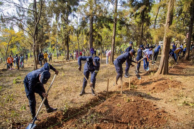 RWANDA-KIGALI-GIANTS OF AFRICA FESTIVAL-COMMUNITY ACTIVITY