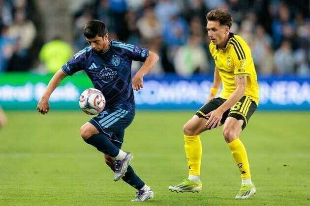 Crew earn draw vs. Sporting KC on late goal