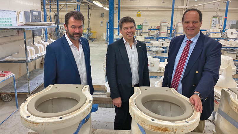L to R: John Kitchiner, Joint Managing Director, Simon Lousada, Owner, and James Stevenson, Joint Managing Director
