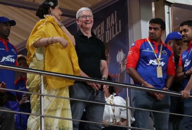 IPL 2023: Apple CEO Tim Cook shows up at Arun Jaitley Stadium to watch DC vs KKR match