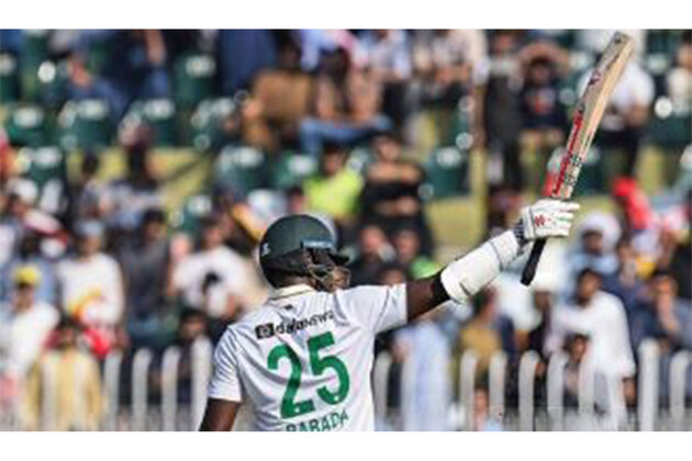 Rabada's entertaining half-century puts SA in driver's seat against Pakistan at Rawalpindi (Day 3, Stumps)