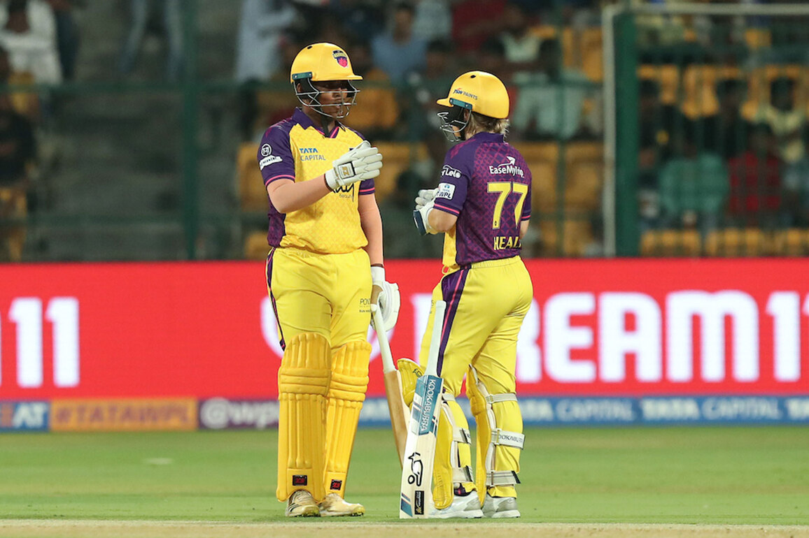 Lanning, Litchfield's fifties power UPW to 187/8 against MI despite Kerr's last-over magic in WPL 2026 clash