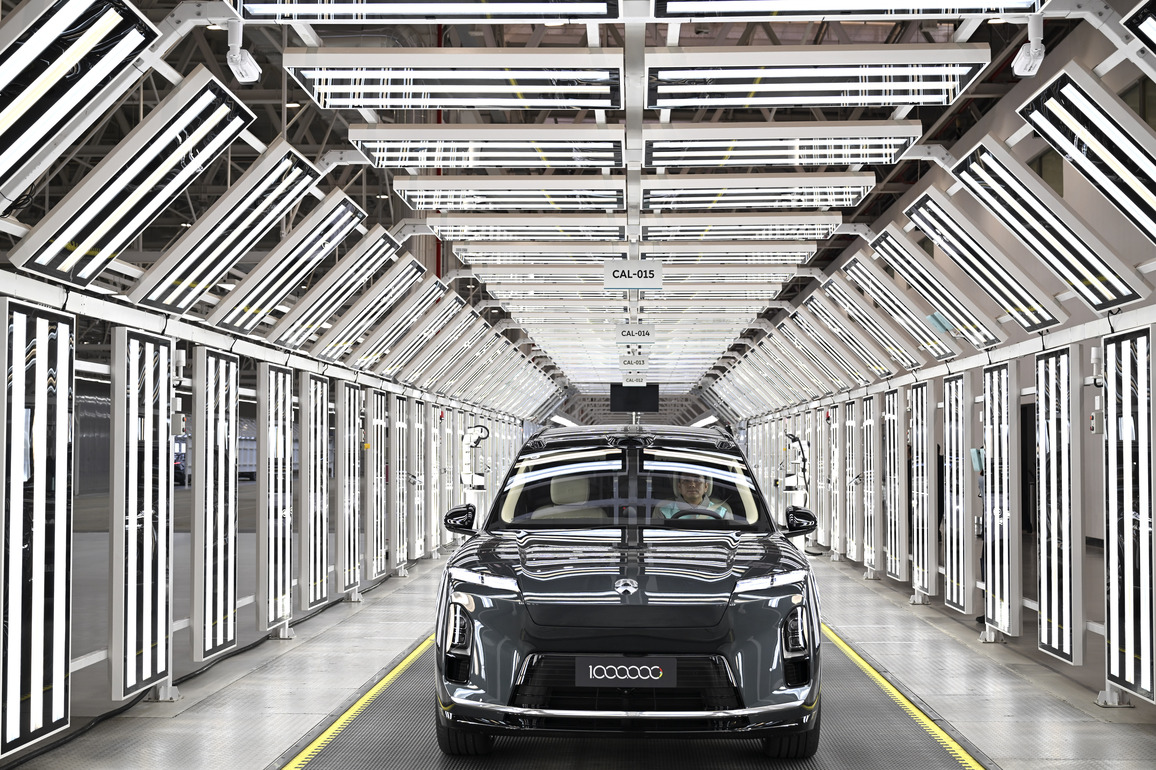 CHINA-ANHUI-HEFEI-NIO-1 MILLIONTH VEHICLE (CN)
